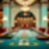 Elegant Baccarat Table Setup Elegant baccarat table setup