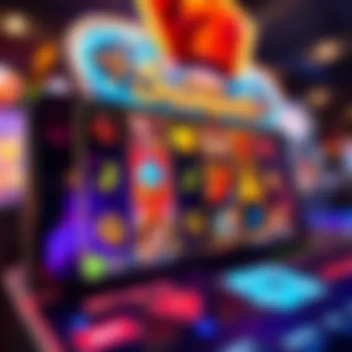 Vibrant Mobile Slot Game Interface A captivating mobile slot game interface showcasing vibrant graphics and engaging gameplay