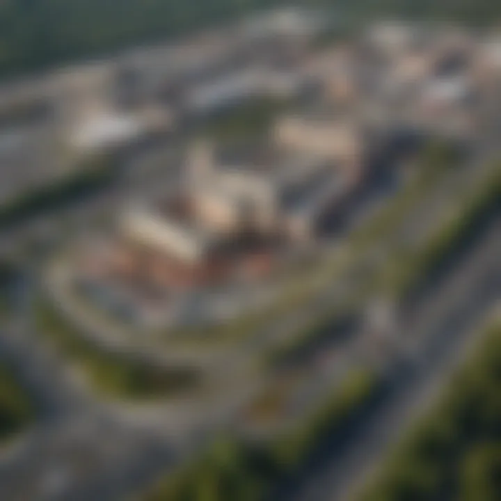 Aerial view of the casino landscape in Washington, Pennsylvania