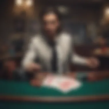 Legal Implications of Underground Poker An illustration of legal scales representing the legal implications of underground gambling.