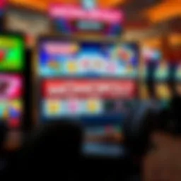 Monopoly Slots game interface with colorful graphics