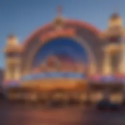 The exterior view of a Station Casino showcasing its vibrant architecture