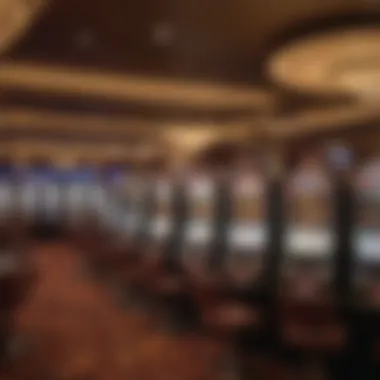 Interior view of a Wyoming casino showcasing gaming options