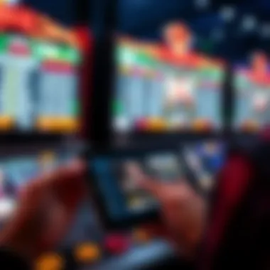 Screenshot of live sports betting features