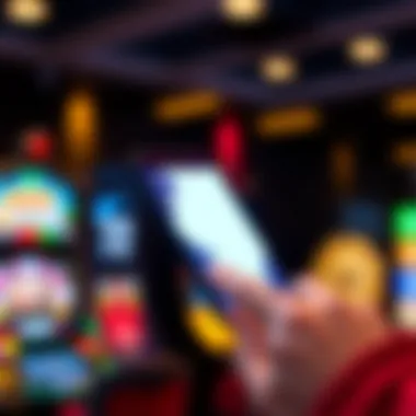 User interface of a popular Illinois sports betting app