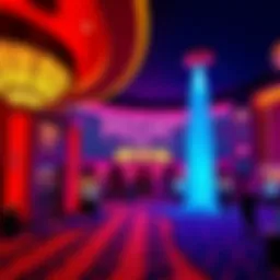 A panoramic view of the MGM Casino in Tennessee showcasing its architectural grandeur.