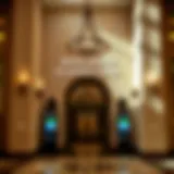 Elegant entrance to MGM Grand Las Vegas Players Club