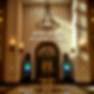 Elegant entrance to MGM Grand Las Vegas Players Club