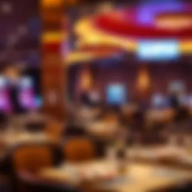 Dining area within the casino, featuring gourmet cuisine and elegant seating