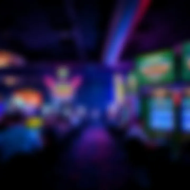 Entertainment zone in the casino, highlighting live performances and events