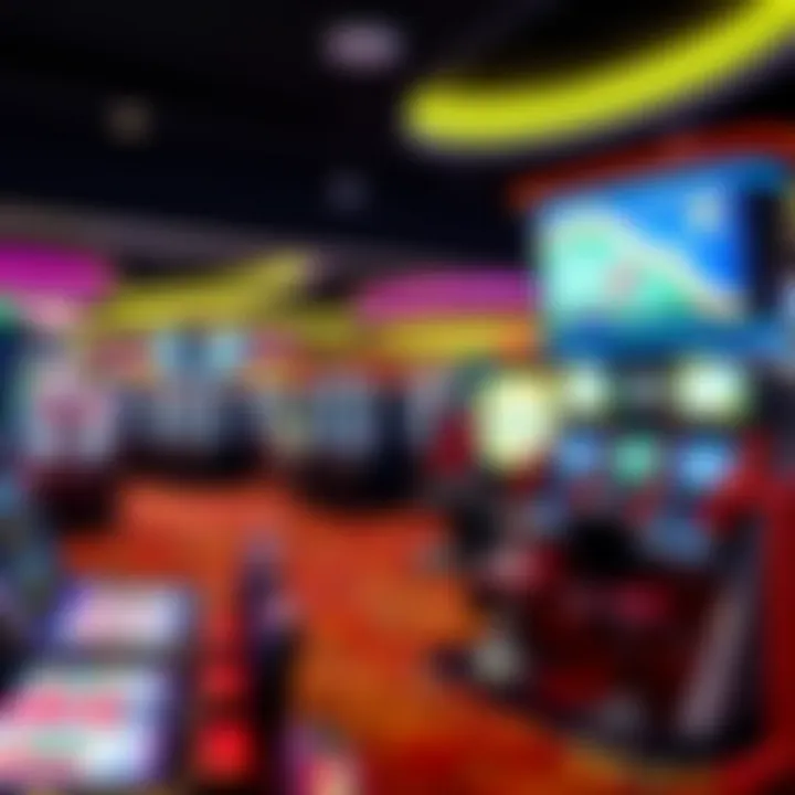 Interior of the casino with vibrant gaming floors and luxurious design