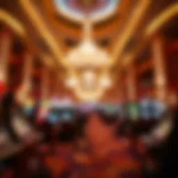 Luxurious casino floor showcasing diverse gaming options