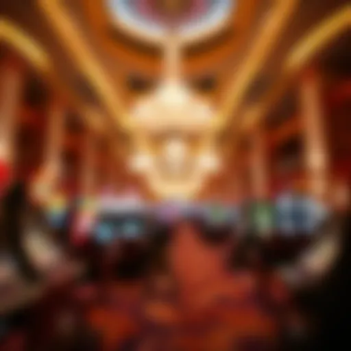 Luxurious casino floor showcasing diverse gaming options