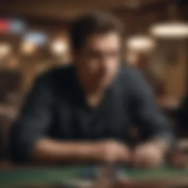 Mastering Strategy with Pocket Rockets Strategic poker player contemplating their next move