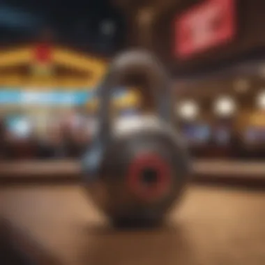 Safety in Phone Casinos A secure digital padlock symbolizing safety in online gaming