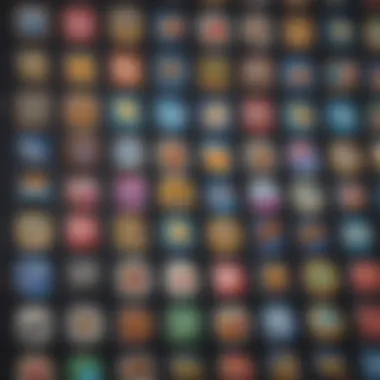 Diverse Payment Options A close-up of various payment method icons used in mobile gaming