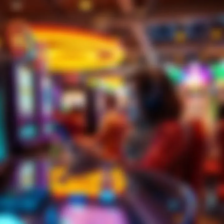 Immersive Mobile Gaming Experience Player enjoying an immersive online gaming experience on a mobile device