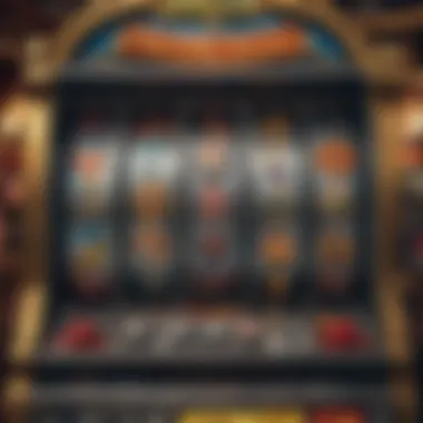 Showcasing unique features of the slot machine