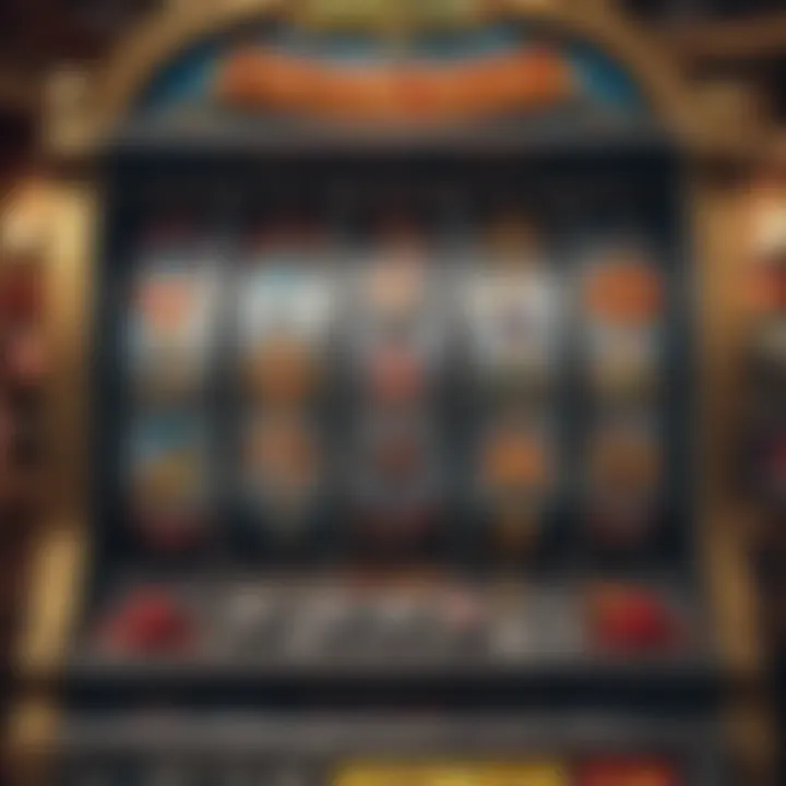 Showcasing unique features of the slot machine