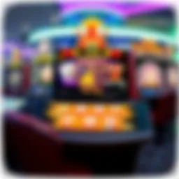 Vibrant casino game interface showcasing diverse options