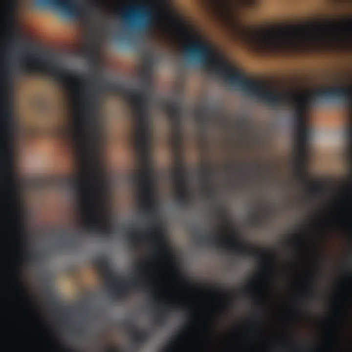 A futuristic representation of potential trends in slot machine technology.