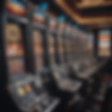 Future Trends in Slot Machine Technology A futuristic representation of potential trends in slot machine technology.