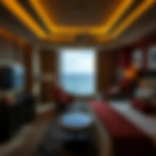 Luxury suite with ocean view