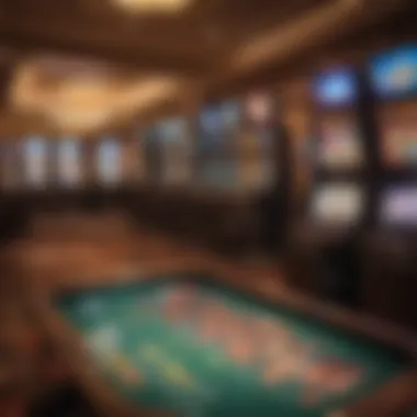 Dynamic Gaming Atmosphere Overview of a lively gaming floor at Turning Stone Casino