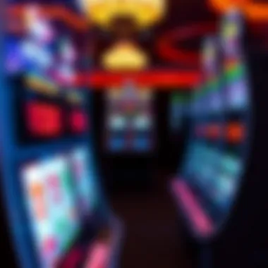 An overview of a virtual video poker machine interface