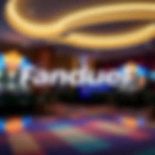 The logo of Fanduel showcasing modern design