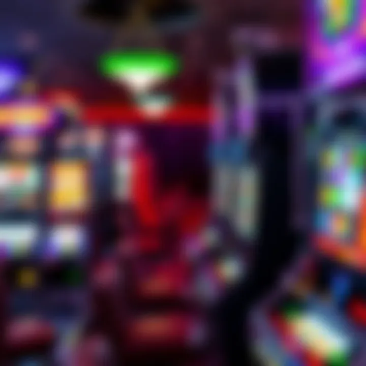 A close look at the vibrant slot machines