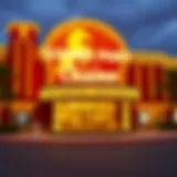 Vibrant exterior view of Golden Pony Casino