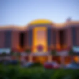 Exterior view of Hard Rock Resort Casino showcasing modern architecture