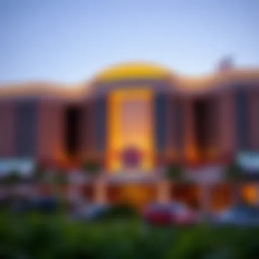 Exterior view of Hard Rock Resort Casino showcasing modern architecture