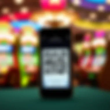 Mobile App with Scan Code Feature Mobile application showcasing scan code functionality