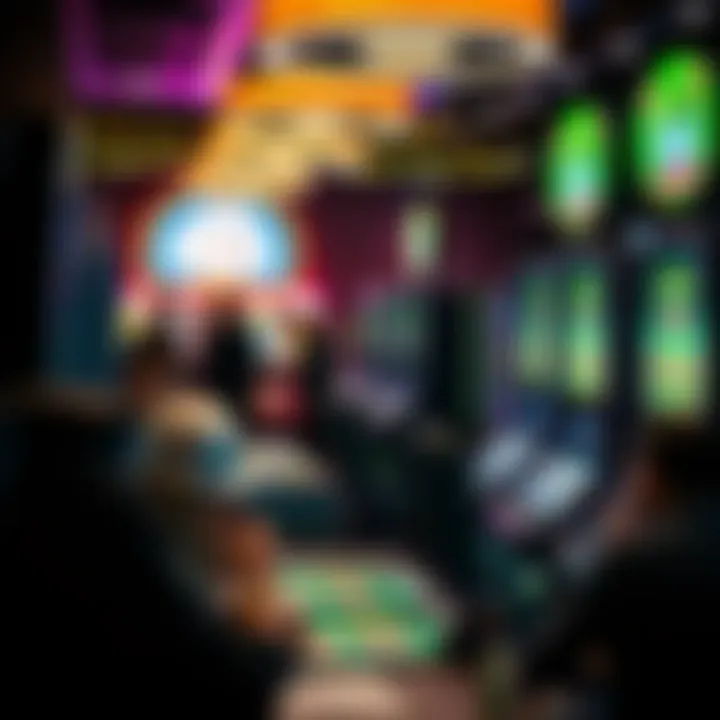 Players engaged in strategy around Jack Vegas machines