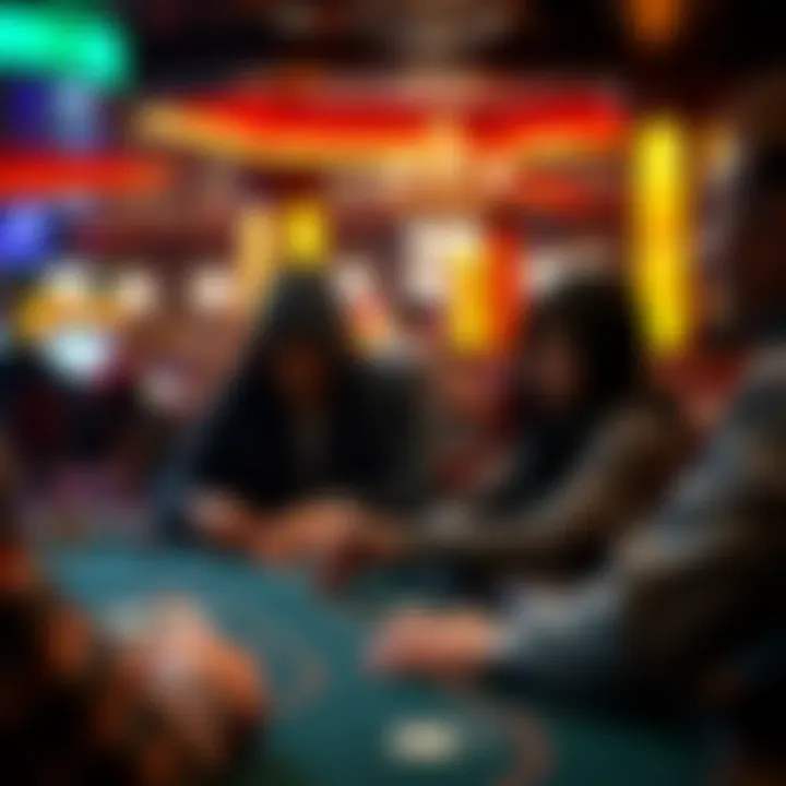 An engaging poker training session in progress