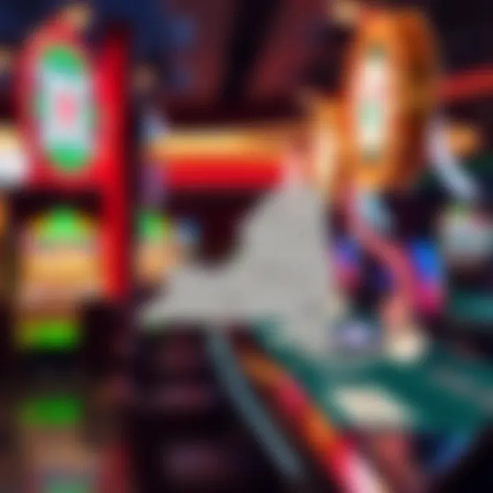 Map highlighting licensed online betting operators in New York