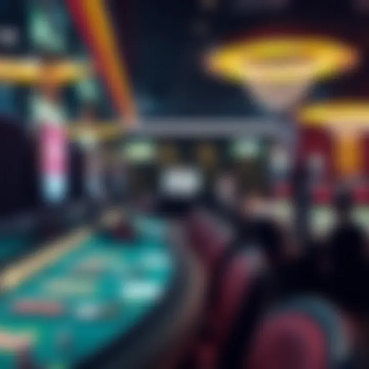 A serene gaming environment highlighting responsible gambling practices