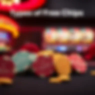 An engaging graphic illustrating the types of free chips available