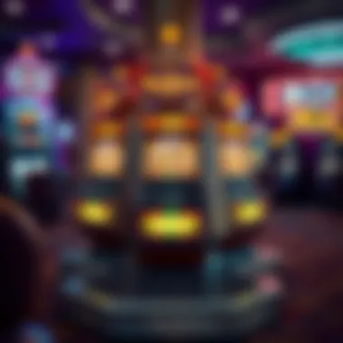 Historical Evolution of Megabucks Slot Machine An illustration depicting the historical evolution of the Megabucks slot machine and its impact on gaming.