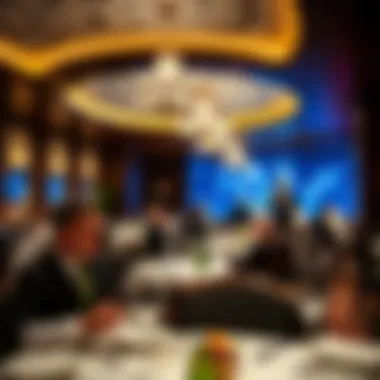Luxurious dining experience offered at one of the casino's upscale restaurants