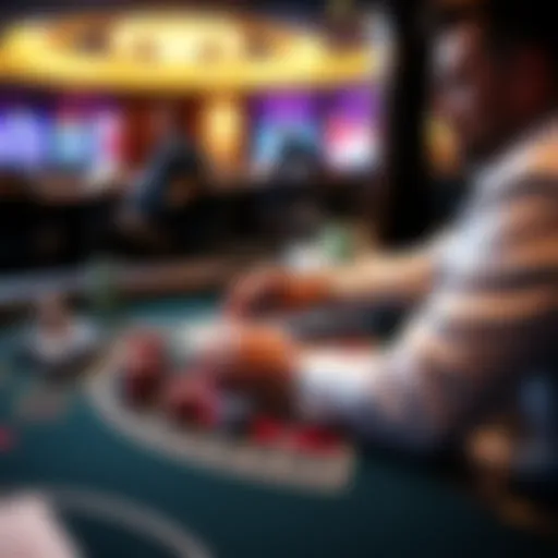 Strategic Betting Insights Strategic betting analysis on a gaming table