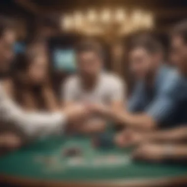 Leveraging Community for Gains Community engagement in poker