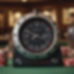 Dynamic Texas Hold'em tournament timer display