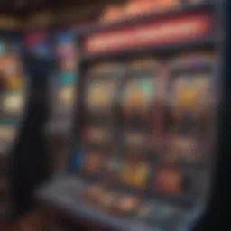 A vibrant display of various online slot machine interfaces