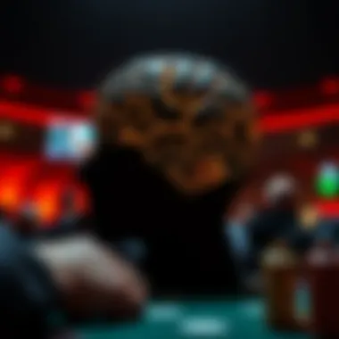 Psychological Factors in Betting Conceptual image representing psychology in gambling