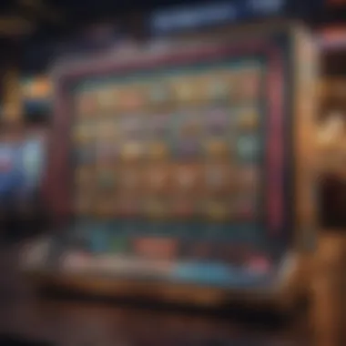 Modern Slots App Interface Vibrant graphic showcasing modern slots app interface