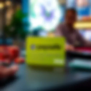 Visual representation of the Paysafe prepaid card