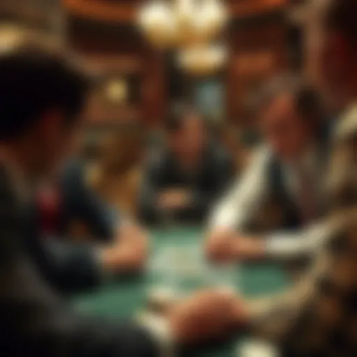 Three players engaged in an intense game of Spades